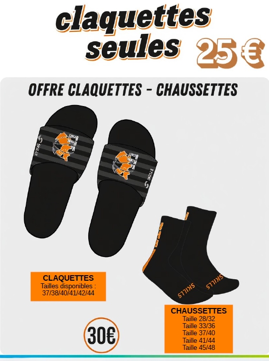 Claquettes chaussettes